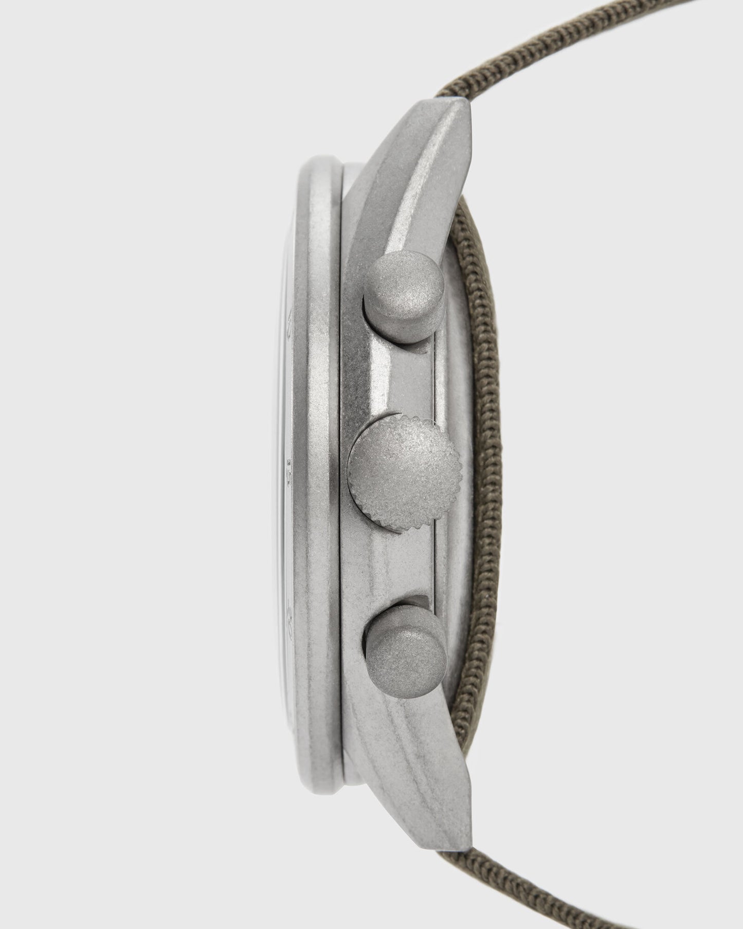 Subtitled III Stainless Steel Nylon Watch