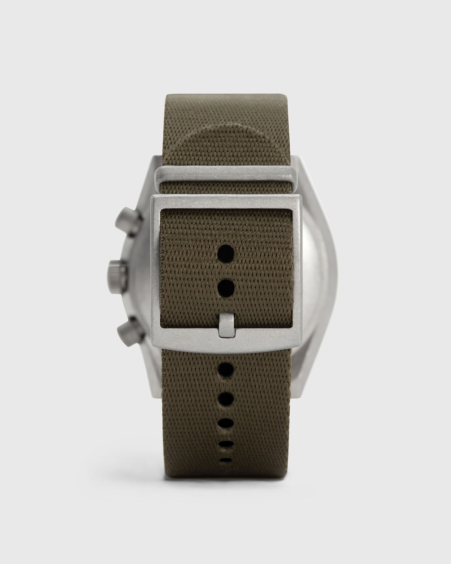 Subtitled III Stainless Steel Nylon Watch