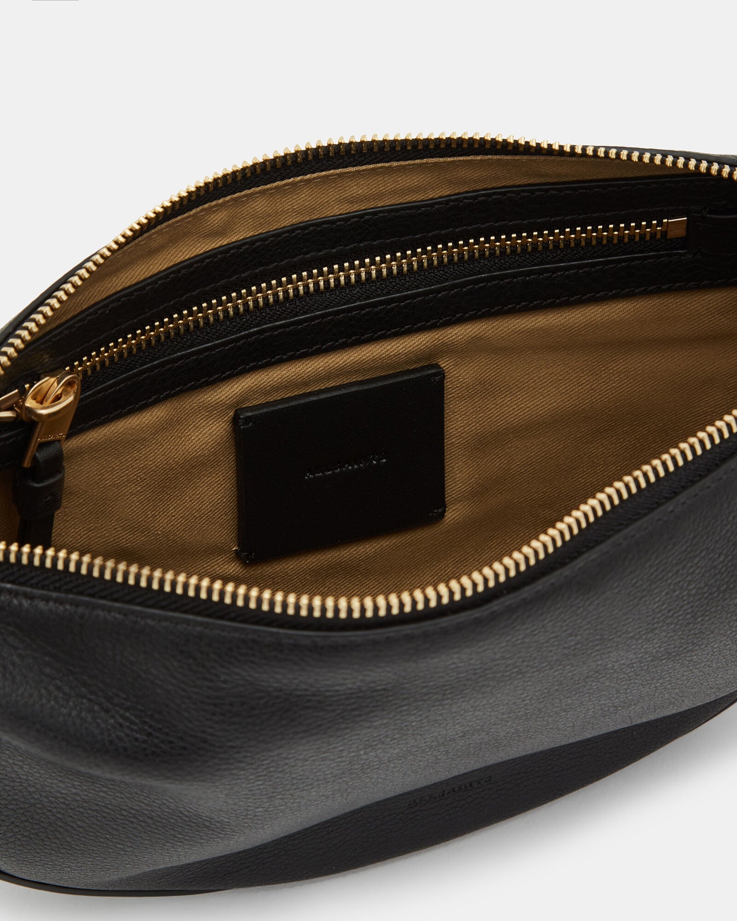 Half Moon Leather Crossbody Bag
