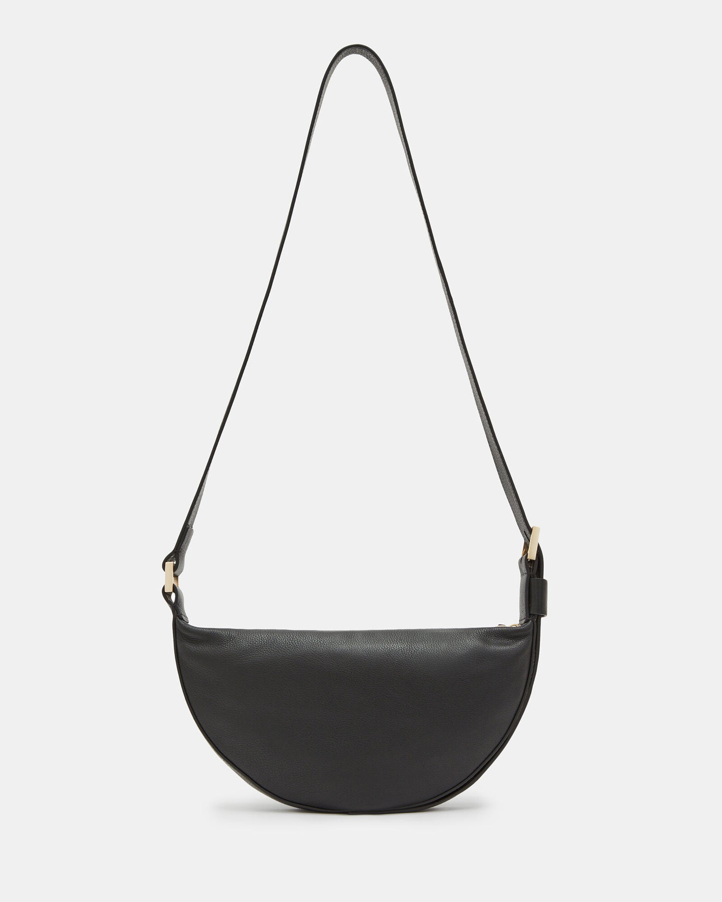 Half Moon Leather Crossbody Bag
