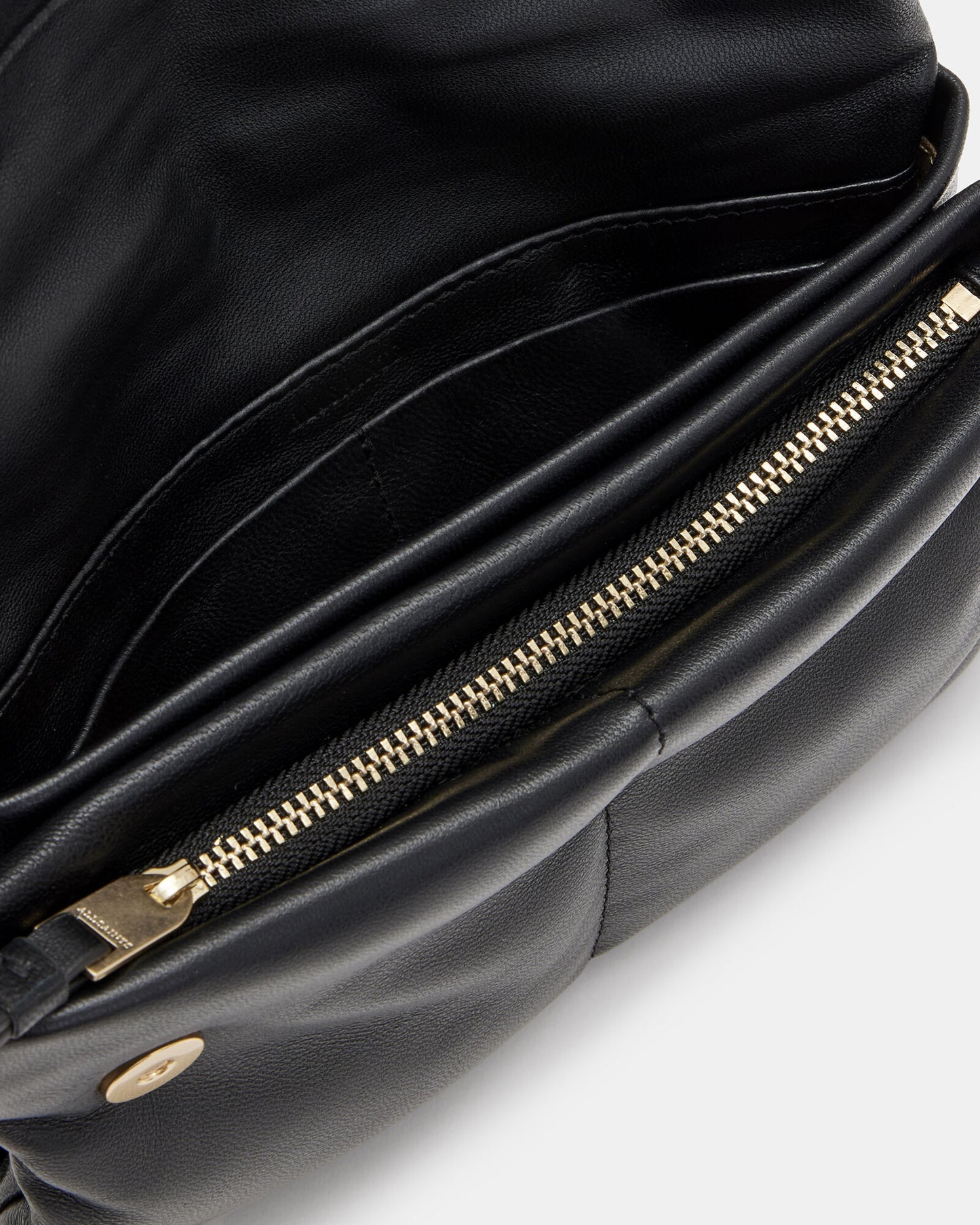 Ezra Leather Quilted Crossbody Bag