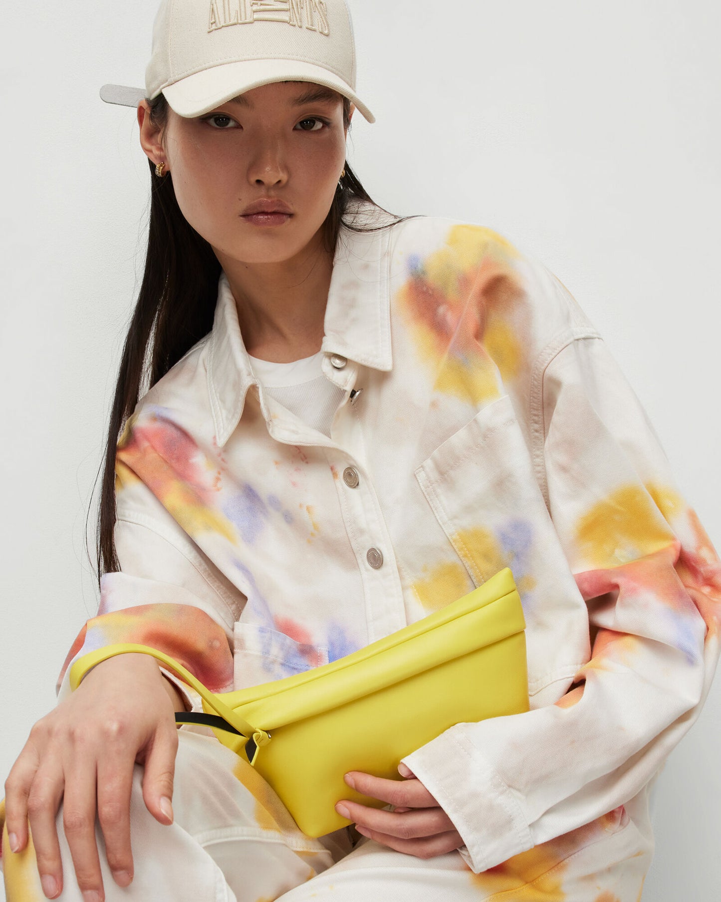 Nicky Tie Dye Denim Shacket