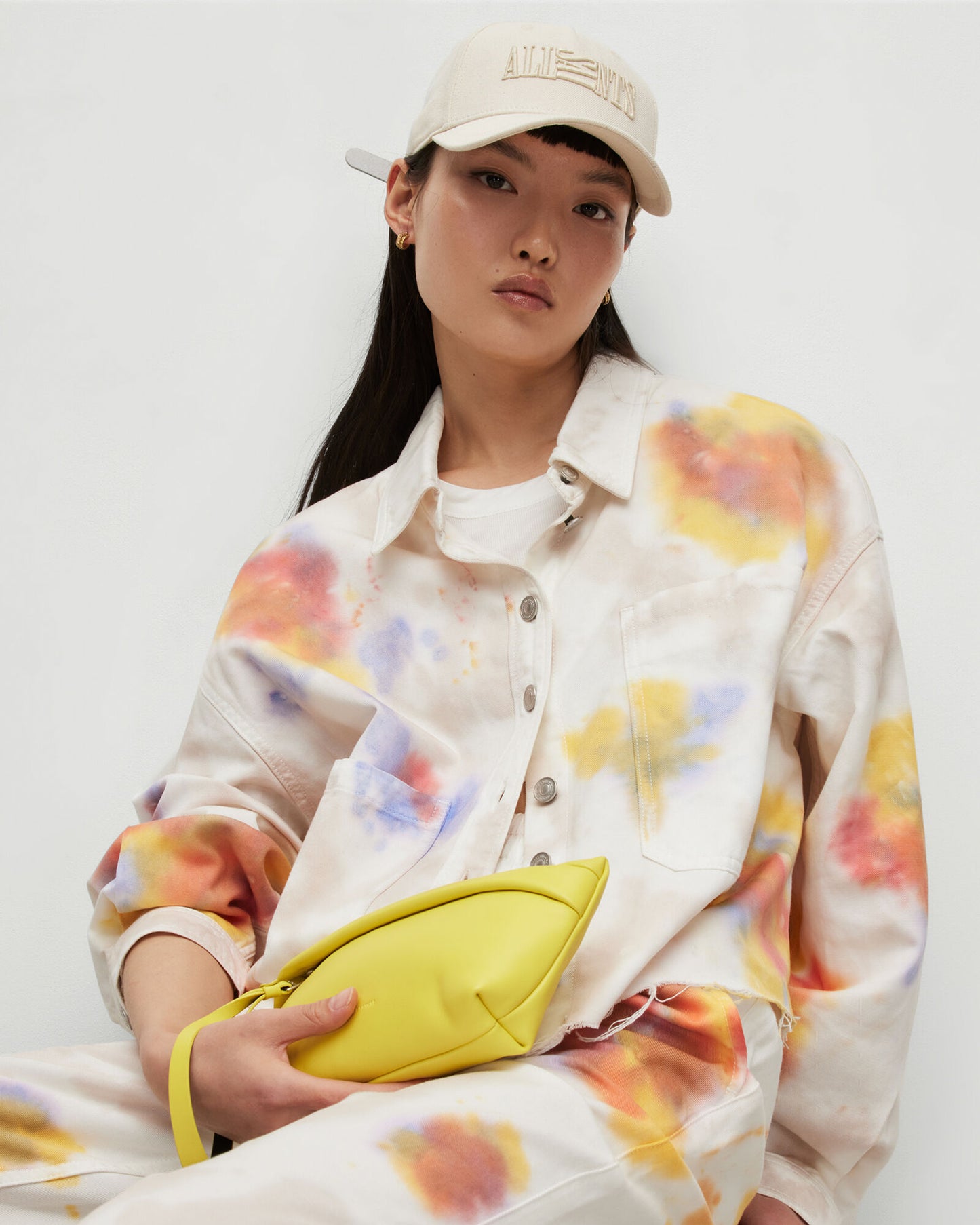 Nicky Tie Dye Denim Shacket