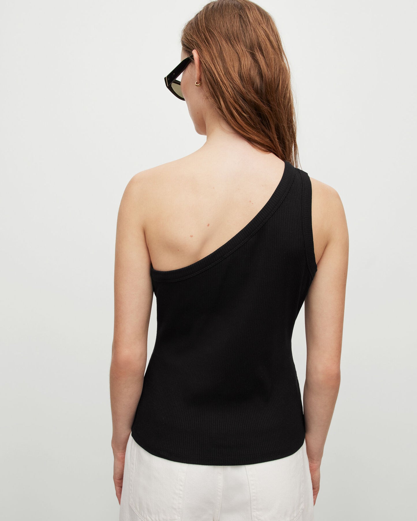 Stef Asymmetric One Shoulder Tank Top