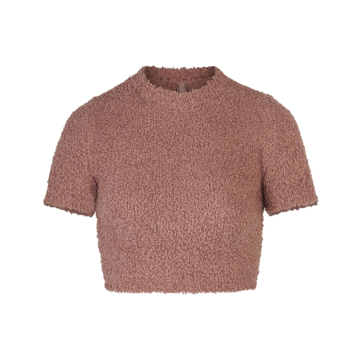 Cozy Knit Cropped T-shirt